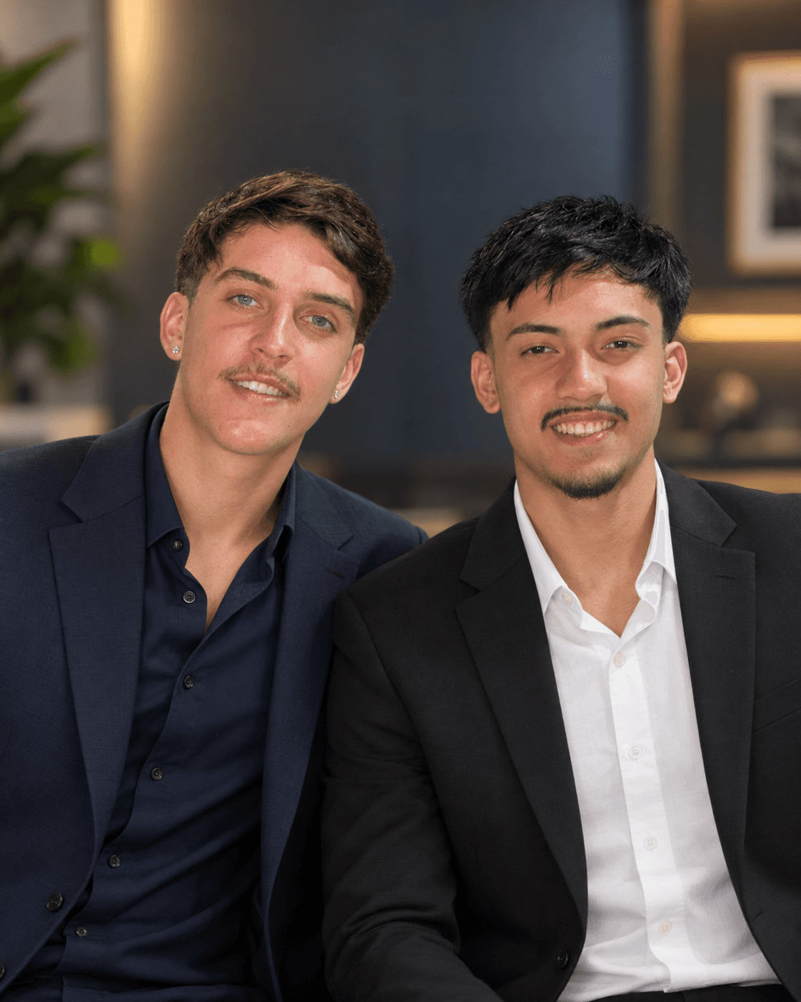 João Victor Lagoa Pacheco e Lucas Kenjy da Silva Okamoto, fundadores da JLK